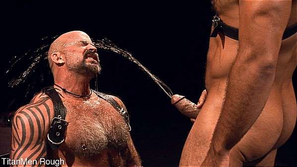 TitanMen Rough – Leather And Piss – Nate Pierce and Roman Wright
