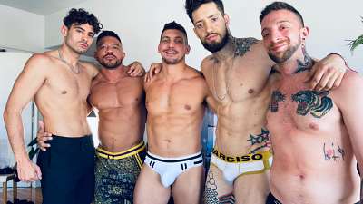 RFC – Full orgy, full bare, big cocks, nasty guys, and a lot of cum – That Switch, Federixomartin, Naked Yoga Man, Viktor Onee, Emiliano Terra