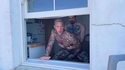 RFC – Hoping the neighbours get distracted by my mates tattoos while i eat his hole – InkedBrln, Malorie Likes