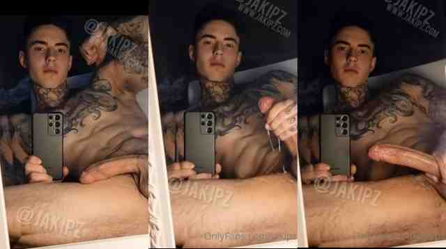 OnlyFans – Jakipz – Slow late night jerk off and cumming all over myself