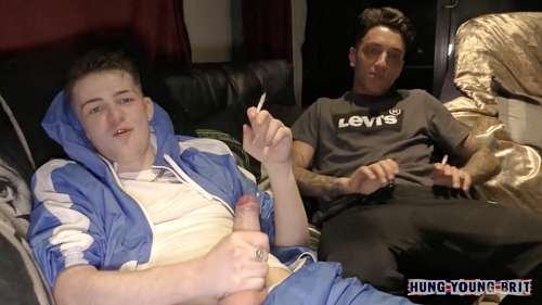 HungYoungBrit – Hoodie Smoking chav Flip BB fuckin Hung 10/10 Model Cum whore both left creampied n messy