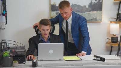 DisruptiveFilms – The Workplace, Part 2 – Trevor Harris & Colt Spence