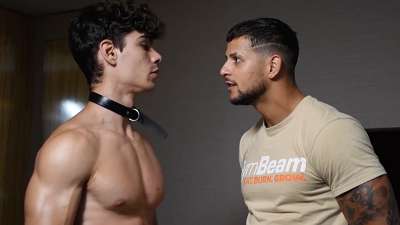 ABS ART – Bruno is not the Master whipping and gutpunch